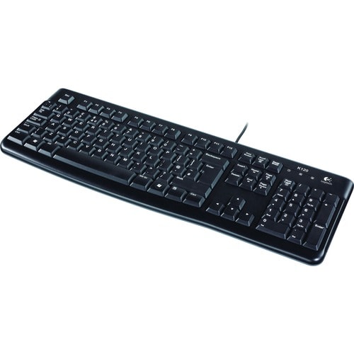 TECLADO COM FIO .. LOGITECH K120 CINZA W
