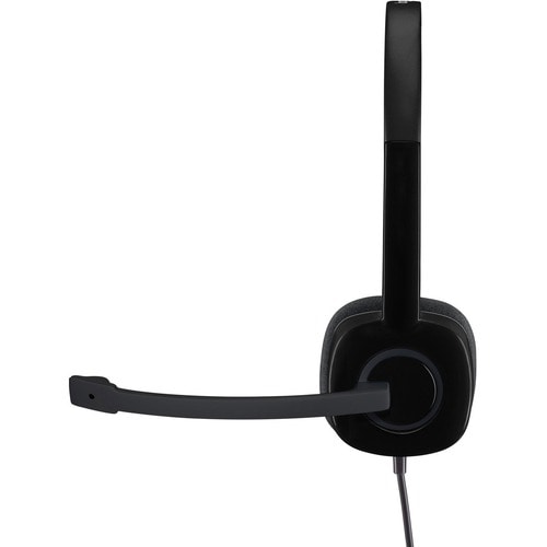 HEADSET C/FIO ESTEREO ANALOGICO LOGITECH H151 PRETO W
