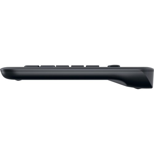 Logitech K400 Plus Tastatur - Kabellos Konnektivität - USB Schnittstelle - TouchPad - QWERTZ Layout - Schwarz - Funk - Stu