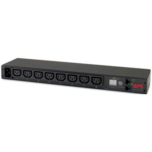 APC PDU - Metered - IEC 60320 C20 - 20 A - 200 V, 208 V, 230 V Input - 208 V AC Output - 1U Network (RJ-45) - 2.40 m Cord 