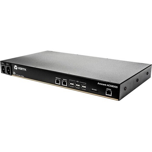 Vertiv Avocent ACS8000 Serveur de port console 32 ports | Modem | Double alimentation AC Serveur de port console série ava