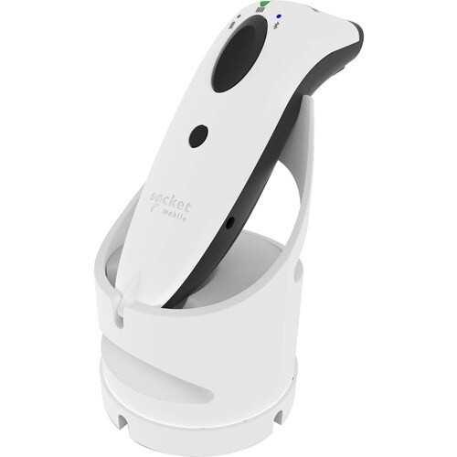 Socket Mobile SocketScan S740 Handheld Barcode Scanner - Wireless Connectivity - White - 495 mm Scan Distance - 1D, 2D - I