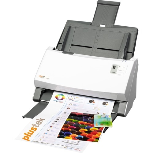 Plustek SmartOffice PS406U Sheetfed Scanner - 600 dpi Optical - 48-bit Color - 16-bit Grayscale - 40 ppm (Mono) - 40 ppm (