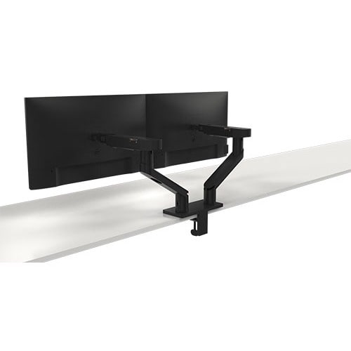Dell Tischhalterung für Monitor, LCD-Display - Schwarz - 2 Unterstützte(r) Display(s)Bildschirmgr�ße: 27 Zoll (68,58 cm) -