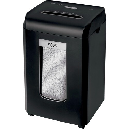 Rexel Promax RSX1538 Paper Shredder - Continuous Shredder - Cross Cut - 15 Per Pass - for shredding Staples, Paper Clip, C