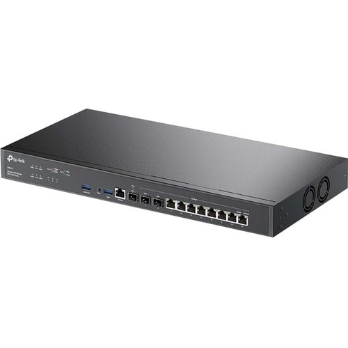 TP-Link ER8411 Router - 8 Ports - 8 WAN Port(s) - Management Port - 3.0 - 10 Gigabit Ethernet - Rack-mountable