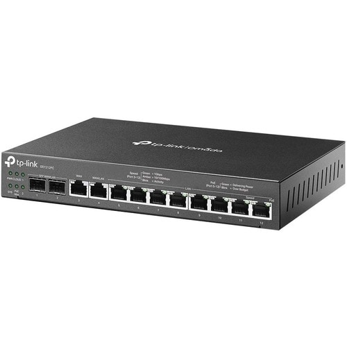 Omada Router - 10 Anschlüsse - 2 WAN Port(s) - PoE Ports - 2 - Gigabit-Ethernet - IEEE 802.3, IEEE 802.3u, IEEE 802.3ab, I