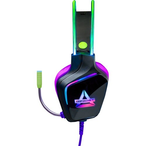 FR-TEC BIFROST FT2022 Wired Over-the-head Stereo Gaming Headset - Purple - Binaural - Ear-cup - Mini-phone (3.5mm)