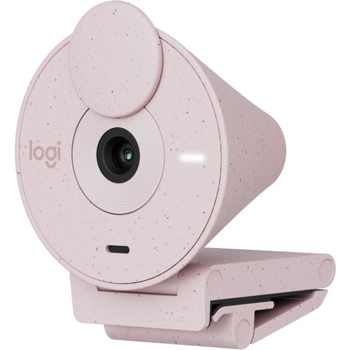 Cámara Web Logitech BRIO 300 - 2Megapíxel - 30fps - Rosa - USB Tipo C - 1920 x 1080 Vídeo - Foco Estático - 70° Ángulo - 1