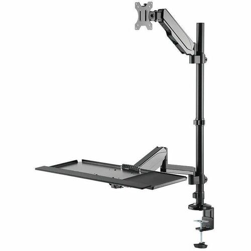 Neomounts Desk Mount for Workstation - Black - Height Adjustable - 1 Display(s) Supported - 43.2 cm to 81.3 cm (32") Scree