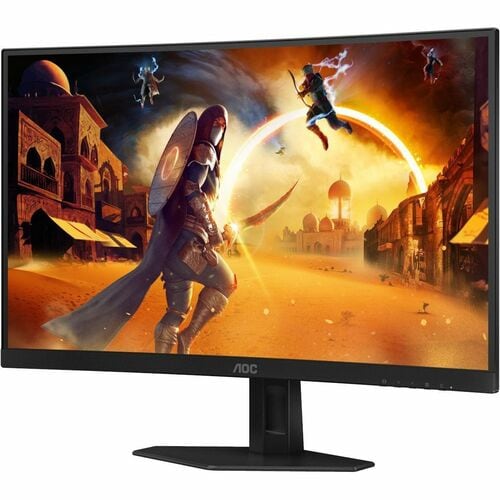 AOC C27G4ZXE 27" (68.6 cm) Class Full HD Curved Screen Gaming LED Monitor - 16:9 - Matte Black - 27" (68.6 cm) Viewable - 