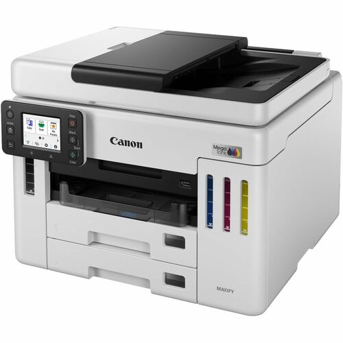 Canon MAXIFY GX7150 Wired & Wireless MegaTank - Tintenstrahl-Multifunktionsdrucker - Farbe - Kopierer/Fax/Drucker/Scanner 