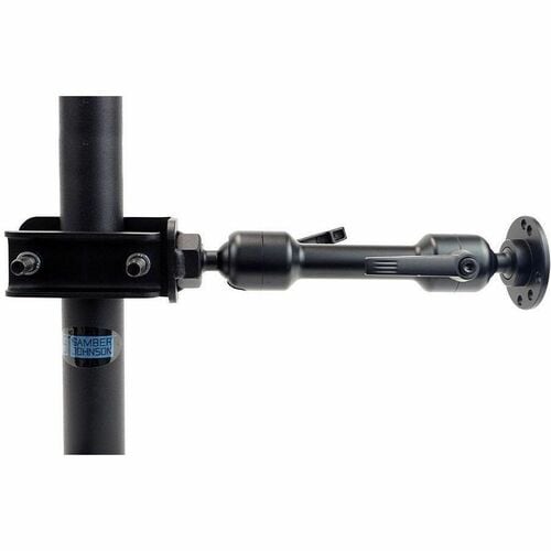 ZIRKONA 3/4IN TO 1-7/8IN POLE WITH 6IN MED DOG-BONE+AMPS PLATE