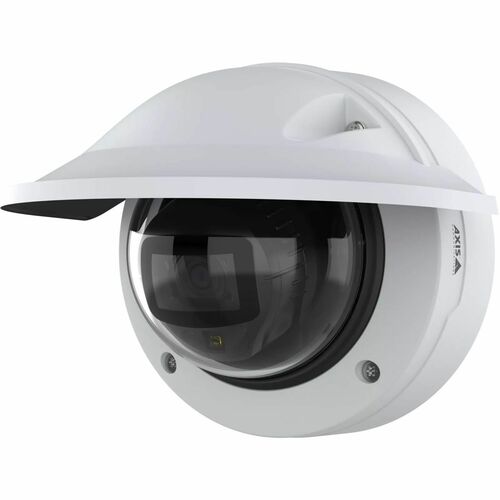 AXIS P3278-LVE 8 Megapixel Indoor/Outdoor 4K Network Camera - Colour - Dome - White - TAA Compliant - Infrared Night Visio