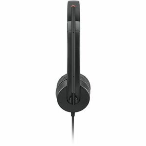 Lenovo Kabel Kopfbügel Stereo Headset - Schwarz - Binaural - Ohrumschließend - Host-Schnittstelle: Mini-Phone (3,5mm)