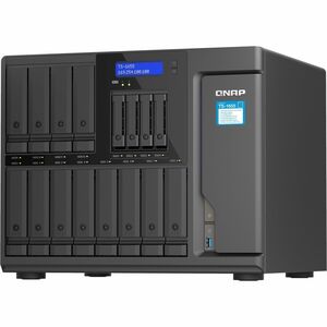 QNAP Turbo NAS TS-1655-8G 12 x Total de compartimentos Sistema de armazenamento SAN/NAS - 5 GB Flash Memory Capacity - Int