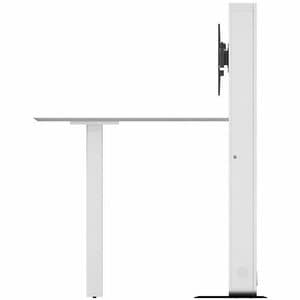 HAGOR CON-Line Konferenztisch - Weiß Top - Schwarz Basis - 1812 mm Höhe x 800 mm Breite x 1380 mm Tiefe - Konferenz, Bespr
