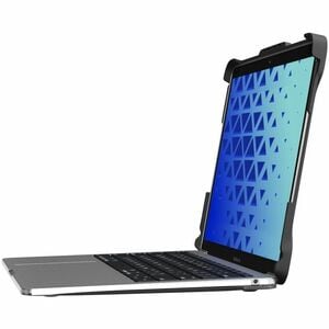 MAXCases Extreme Shell-L Rugged New Case for Apple MacBook Air - Black/Clear - Impact Absorbing, Impact Resistant, Scratch