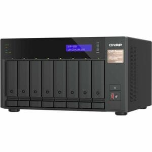 QNAP QVR Pro QVP-85B 64 Canal Com fios Estação de videovigilância - Gravador de vídeo em rede - HDMI - 6K Gravação