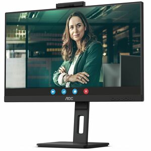 AOC Q27P3QW 27" Aula Webcam WQHD Monitor LED - 16:9 - preto texturizado - 68,6 cm (27") Viewable - Tecnologia IPS (In-plan