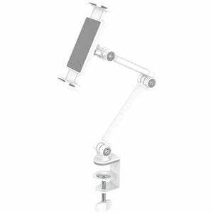 Neomounts DS15-545WH1 Clamp Mount for Tablet - White - Landscape/Portrait - Height Adjustable - 1 Display(s) Supported - 4