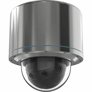AXIS ExCam XF P3807 8 Megapíxel Externo Câmara de rede - Cor - Dome - Prata - Compatível com TAA - Motion JPEG, H.264B (MP