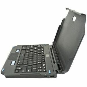 Gamber-Johnson Keyboard - Compact - Docking Connectivity - Pogo Pin Interface - TouchPad - German - Silicon Rubber Keyswit