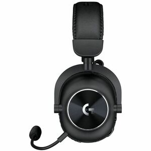 Logitech G LIGHTSPEED 有线/无线 入耳式, 头戴式 立体声 游戏用头戴式耳机 - 黑 - 双声道 - 头戴护耳式 - 3000 cm - 蓝牙 - 38 欧姆 - 20 Hz 到 20 kHz - 心形麦克风, 单向, 驻
