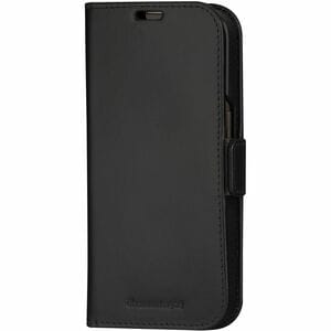 dbramante1928 ApS Lynge Carrying Case (Wallet) Apple iPhone 15 Smartphone - Black - Full Grain Leather Body - 155 mm Heigh