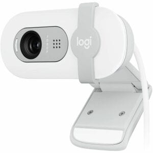 Webcam Logitech BRIO 100 - 2 Mégapixels - 30 fps - Blanc cassé - USB Type A - Vidéo 1920 x 1080 - Focale fixe - 58° Angle 