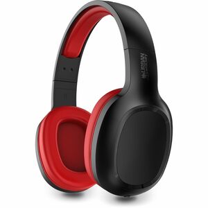 Urban Factory MOVEE: OVER-THE-EAR BLUETOOTH 5.1 RECHARGEABLE HEADSET - BLACK/RED