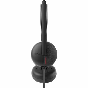 Dell WH3024 Wired On-ear, Over-the-head Stereo Headset - Microsoft Teams Certification - Binaural - Ear-cup - 20 Hz to 20 