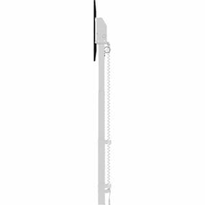 iiyama Höhenverstellbar Monitorständer - Bildschirmgröße: 139,7 cm (55 Zoll) bis 248,9 cm (98 Zoll) - 120 kg Tragfähigkeit