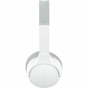 Belkin SOUNDFORM Mini Kabel/Kabellos Auf den Ohren, Kopfbügel, Über das Ohr Stereo Headset - Weiß - Binaural - Ohrumschlie
