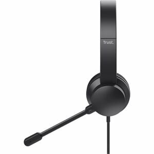 Trust Ayda Wired On-ear, Over-the-head Stereo Headset - Black - Binaural - Ear-cup - 20 Hz to 20 kHz - 180 cm Cable - Nois