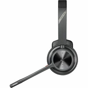 Poly Voyager 4300 UC 4310 Wired/Wireless Over-the-head, On-ear Mono Headset - Black - Microsoft Teams Certification - Goog