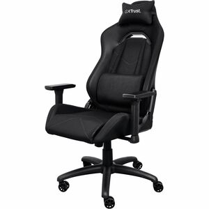 Trust GXT 714 RUYA Gaming-Stuhl - Stoff, PU-Leder, Polyurethan-Schaum, Holz, Plastik, Nylon - Schwarz