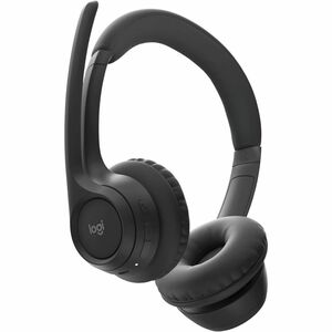 Logitech Zone 305 Wireless Over-the-head, On-ear Stereo Headset - Midnight Black - Microsoft Teams Certification - Binaura