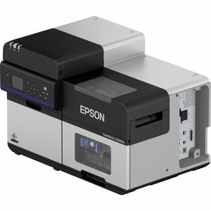 Epson ColorWorks C8000e Industrial Inkjet Printer - Colour - Label Print - USB - With Cutter - LCD Display Screen - 108 mm