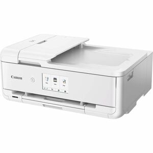Canon PIXMA TS9551Ca Wired & Wireless Inkjet Multifunction Printer - Colour - White - Cloud/Copier/Printer/Scanner - 4800 