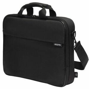 Dicota Top Traveller ONE Carrying Case for 33 cm (13") to 35.8 cm (14.1") Notebook - Black - 300D rPET Polyester Body - Sh