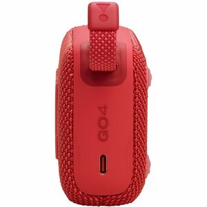JBL Go 4 Portable Bluetooth Speaker System - 4.2 W RMS - Red - 90 Hz to 20 kHz - Battery Rechargeable - 1