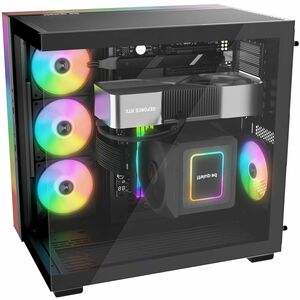 be quiet! Light Base 600 DX Black Computer Case - ATX Motherboard Supported - Steel, Glass, Acrylonitrile Butadiene Styren