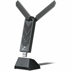 TP-Link Archer TBE400UH Triband Wi-Fi Adapter für Desktop Computer, Router - IEEE 802.11a/b/g/n/ac/ax/be - USB 3.0 - 6,30 