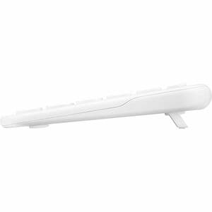 Asus Marshmallow KW100-IW-CP Keyboard - Compact - Wireless Connectivity - Iridescent White - Scissors Keyswitch - Bluetoot