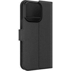 ifrogz Defence Tasche (Folie) Apple iPhone 16 Pro Smartphone - Schwarz - PU-Leder, Plastik, Polycarbonat Körper