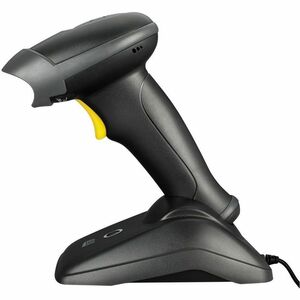 Adesso NuScan 2500 Retail, Warehouse Handheld Barcode Scanner - Cable/Wireless Connectivity - Black - USB Cable Included -