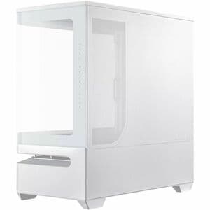 ASUS Prime AP202 MicroATX Case with Tempered Glass (White)
