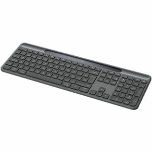 Logitech Signature Slim Solar+ K980 Keyboard - Full-size - Wireless Connectivity - USB Type C Interface - Spanish - QWERTY