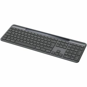 Logitech Signature Slim Solar+ K980 Keyboard - Full-size - Wireless Connectivity - USB Type C Interface - German - QWERTY 